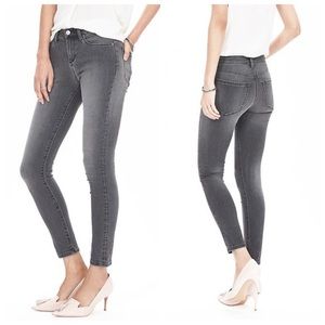 Banana Republic dark grey Skinny Ankle Jeans